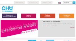 Desktop Screenshot of chu-caen.fr